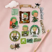 ملصق زينة مجموعة ون بيس كلاسيك - زورو