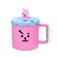 كوب سيراميك مع غطاء سيليكون من مجموعة BT21 بسعة 42...