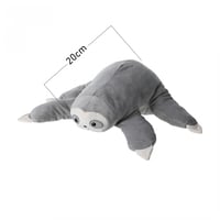 دمية محشوة شخصية الكسلان - 20 سم - رمادي