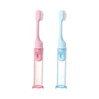 فرشاة أسنان بشعيرات ناعمة 2 قطعة