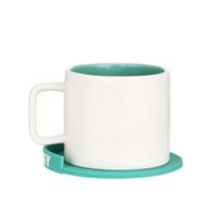 كوب سيراميك مع واقي أكواب من مجموعة BT21 بسعة 450...