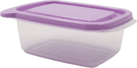 حاويات تخزين الطعام المستطيلة الملونة سعة 400 مل -...