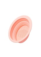 وعاء تنظيف فرش المكياج من السيليكون القابل للطي