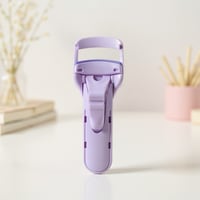 أداة ثني الرموش مع وسائد سيليكون قابلة للاستبدال -...