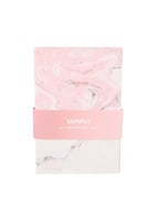 طقم دفاتر بغلاف مقوى من سلسلة روز جولد - 3 × 32 ور...