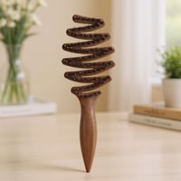 فرشاة شعر بتصميم ثمرة الصنوبر - صغيرة