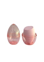 اسفنجة مكياج مائلة مع عبوة سفر شفافة - ساكورا