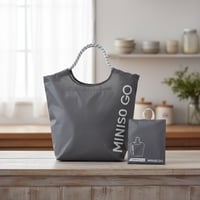 حقيبة تسوق قابلة للطي من سلسلة ميني سو - رمادي