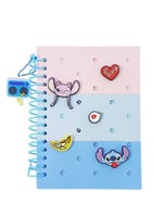 دفتر سلك مع غلاف بفتحات من مجموعة ديزني ليلي وستيت...