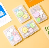 مجموعة أدوات العناية بالأظافر مع حافظة تخزين - 5 ق...