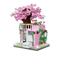 لعبة مكعبات البناء بيت الساكورا من سلسلة مناظر الز...