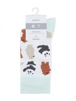 جوارب من الدببة الثلاثة - اخضر - مقاس 38 - 43