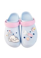 شبشب مزين بقطع لطيفة مقاس 39-40 - أزرق