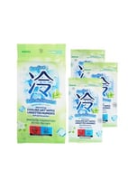 مناديل مبللة منعشة مبردة معبأة فردياً - 10 مناديل