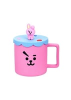 كوب سيراميك مع غطاء سيليكون من مجموعة BT21 بسعة 42...