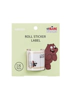 لاصقات من الدببة الثلاثة (18 قطعة)