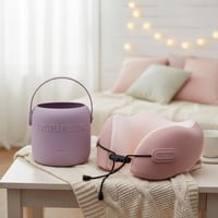 وسادة رقبة قابلة للطي محمولة - بنفسجي