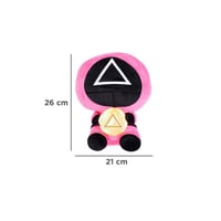 دمية الحارس الأحمر من مجموعة لعبة الحبار بحجم 25سم...