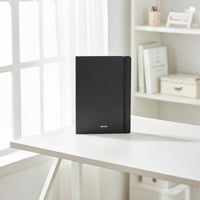 دفتر A4 مع شريط من مجموعة بلاك مينيماليزم - 80 ورق...