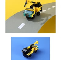 لعبة أطفال مكعبات بناء السيارات رافعة - 44 قطعة