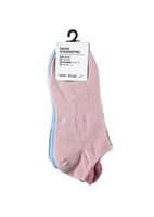 جوارب نسائية ملونة - 3 زوج - مقاس 36 - 39