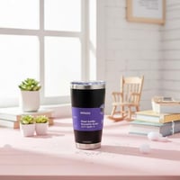 كوب فولاذي مقاوم للصدأ 560 مل بجدار مزدوج من سلسلة...