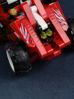 طقم تركيب سيارة سباق (احمر 250قطعة) - 11x18 سم