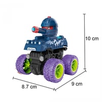 لعبة دبابة صغيرة تتحرك بالدفع للأمام - بنفسجي