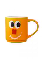 كوب سيراميك فروتي 350مل - اصفر