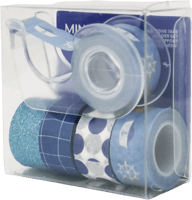 حامل الشريط اللاصق من سلسلة اللون الأزرق الداكن