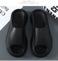 شبشب رياضي للرجال بمقاس 43-44 - اسود