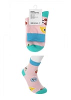 جوارب نسائي عدد 2 زوج (وردي) - مقاس 37 - 42