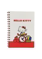 دفتر سلك مسطّر بحجم A5 بتصميم هيلو كيتي - 64 ورقة