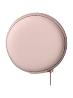 حقيبة تخزين دائرية للملحقات الرقمية - وردي - 9x3.5...