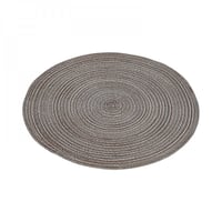 مفرش طاولة دائري - كاكي