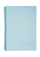 دفتر سلك بحجم A4 - 100 ورقة - ازرق