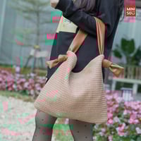 حقيبة كتف - بني - 39x35 سم