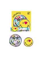 ملاحظات لاصقة من مجموعة سمايلي ورلد - 50 ورقة