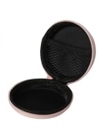 حقيبة تخزين دائرية للملحقات الرقمية - وردي - 9x3.5...