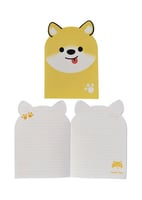 دفتر سلك مقاس A5 مجموعة وجوه الحيوانات - 32ورقة