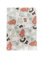 دفتر مقاس A5 من سلسلة الدببة الثلاثة - 60 صفحة