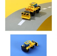 لعبة أطفال مكعبات بناء السيارات بلدوزر - 32 قطعة