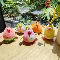 دمية محشوة بحجم 8 سم من سلسلة فاكهة دندن - بطيخ