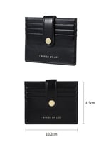 محفظة بطاقات - اسود