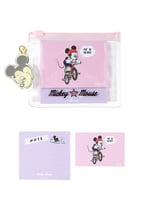 ورق ملاحظات مع حقيبة تخزين بلاستيكية من سلسلة ميكي...