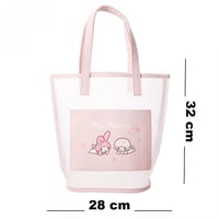 حقيبة كتف بخامة شبكية من سلسلة سانريو - ماي ميلودي...