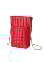 حقيبة للهاتف المحمول ريترو كروس بودي مع سلسلة - اح...