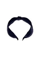 طوق شعر بنمط عقدة بلون سادة - قطعة واحدة