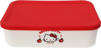 صندوق تخزين مع غطاء من سلسلة هيلو كيتي ابل - حجم ص...