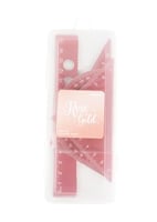 طقم مسطرة من سلسلة روز جولد